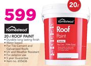 Homestead 20Ltr Roof Paint