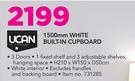 Ucan 1500mm White Built In Cupboard