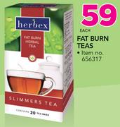 Herbex Fat Burn Teas-Each