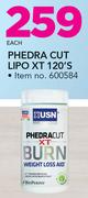 USN Phedra Cut Lipo XT-120's