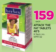 Herbex Attack The Fat Tablets-40's