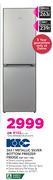 KIC 263Ltr Metallic Silver Bottom Freezer Fridge KBF 525 1 ME