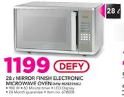 Defy 28Ltr Mirror Finish Electronic Microwave Oven MW M2822MG