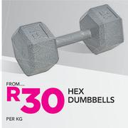 Everlast Hex Dumbbells-Per Kg