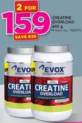 Evox Creatine Overload-2x650g