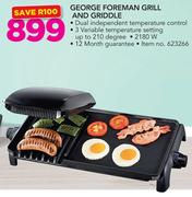 George Foreman Grill And Griddle