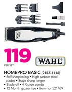 Wahl Homepro Basic 9155-1116-Per Set