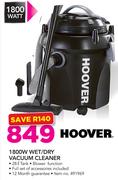 Hoover 1800W Wet/Dry Vacuum Cleaner