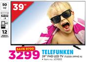 Telefunken 39" FHD LED TV TLEDD-39FHD A