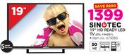 Sinotec 19" HD Ready LED TV STL-19HD51