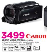 Canon Legria Video Camera HF-R706