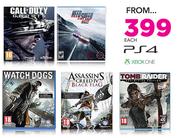 Games For PS4 & Xbox One-Each