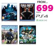Games For PS4 & Xbox One-Each