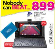 Boost Mobile Striker Play 7" 3G WiFi Tablet Bundle