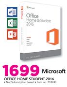 Microsoft Office Home Student 2016