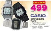 Casio Gents Digital Watches-Each