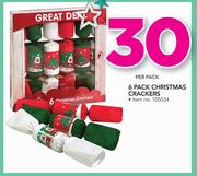 6 Pack Christmas Crackers-Per Pack
