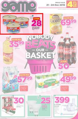 Game JHB : Nobody Beats Our Basket (21 Dec - 24 Dec 2016), page 1
