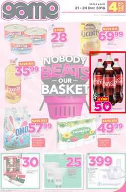 Game JHB : Nobody Beats Our Basket (21 Dec - 24 Dec 2016), page 1