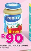 Purity 3rd Foods Assorted-9 x 200ml