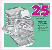 Assorted Foil Trays-Per Pack