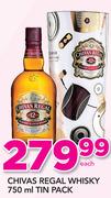 Chivas Regal Whisky Tin Pack-750ml Each