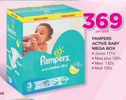 Pampers Active Baby Mega Box-Per Pack