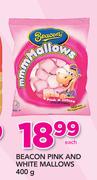 Beacon Pink And White Mallows-400g