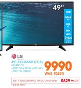LG 49" UHD Smart LED TV 49UH617V