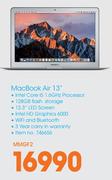 Apple MacBook Air 13" MMGF2