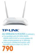 TP-Link 3G Wireless N Router TL-MR3420