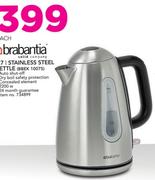 Brabantia 7Ltr Stainless Steel Kettle BBEK 1007S