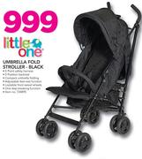 Little One Umbrella Fold Stroller Black