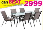 7 Piece Textilene Patio Set