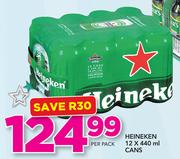 Heineken Cans-12x440ml Per Pack