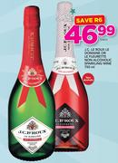 J.C. Le Roux Le Domaine Or Le Fleurette Non Alcoholic Sparkling Wine-750ml Each