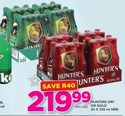 Hunters Dry Or Gold NRB-24x330ml Per Case