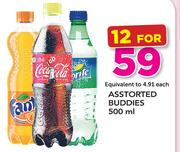 Assorted Buddies-12x500ml