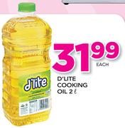 D'Lite Cooking Oil-2Ltr