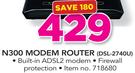 D-Link N300 Modem Router DSL-2740U