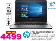 HP Intel Celeron Notebook 14-AM005NI
