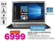 Lenovo Intel Core i5 Notebook Ideapad 100
