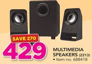Logitech Multimedia Speakers Z213