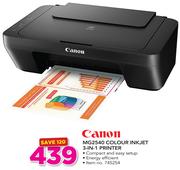 Canon MG2540 Colour Inkjet 3-In-1 Printer