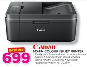 Canon MX494 Colour Inkjet Printer