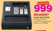 Sharp Cash Register