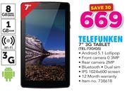Telefunken 7" 3G Tablet TEL-73GIQS