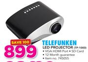 Telefunken LED Projector TP-1000