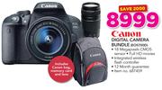 Canon Digital Camera Bundle EOS700D