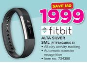 Fitbit Alta Silver SML FITFB406BKS-E